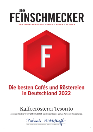 der Feinschmecker - beste Röstereien und Cafés 2022